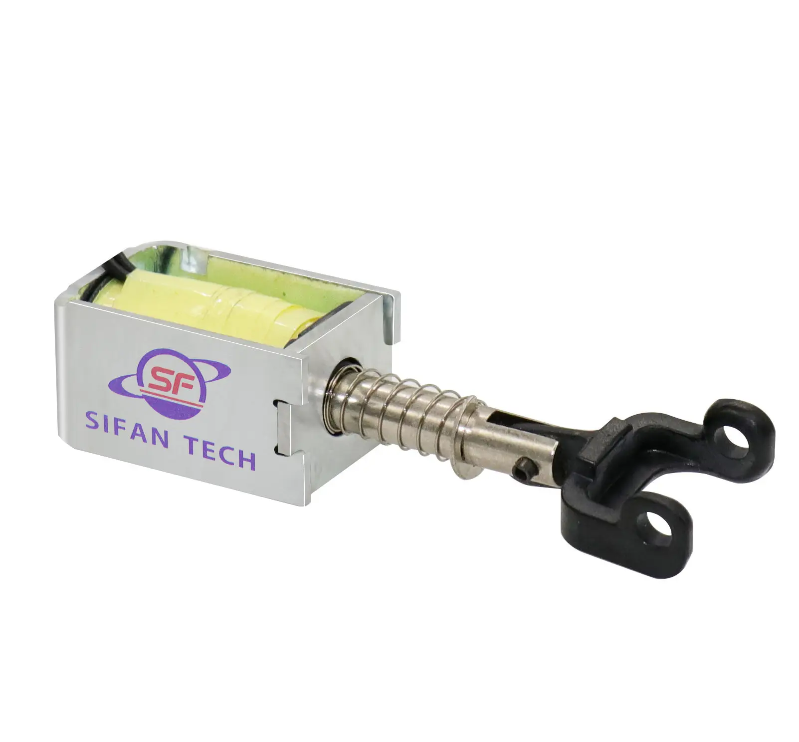 Dc 12v Spring SOLENOID VALVES Electric 1/8 Inch Solenoid Return Push Pull Tubular Brass Long stroke push-pull type solenoid