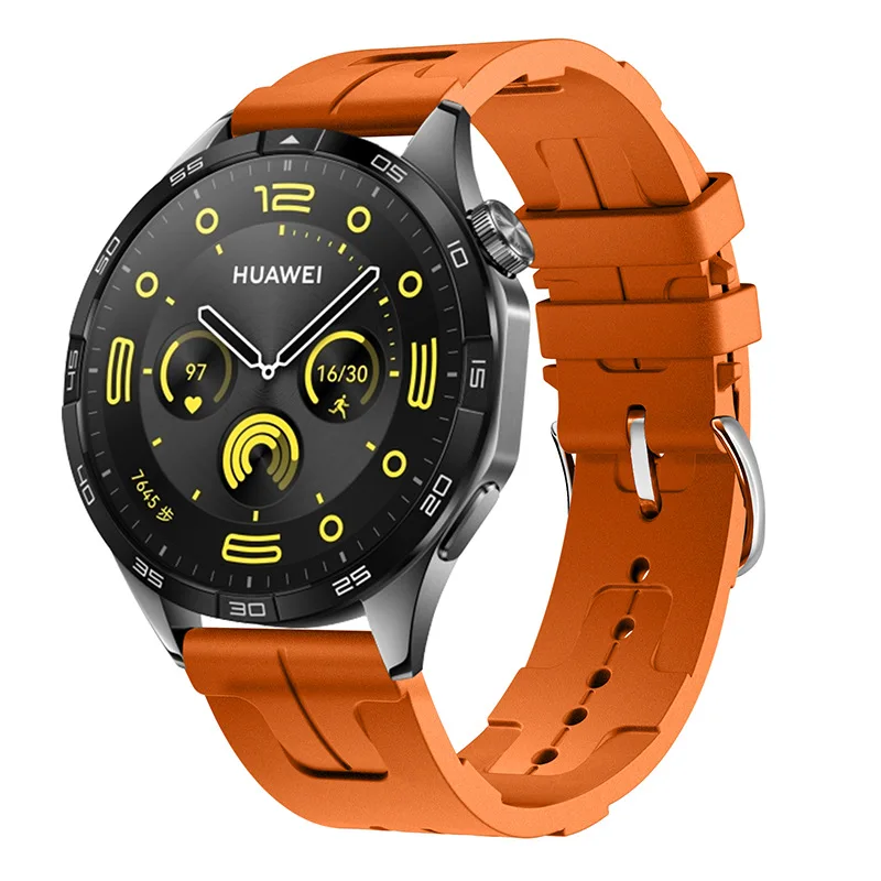 20MM 22MM Silicone Strap For Huawei Watch GT4 46MM Replacement Strap Smartwatch Wristband For Huawei GT2 GT3 Watch4/3 Bracelet