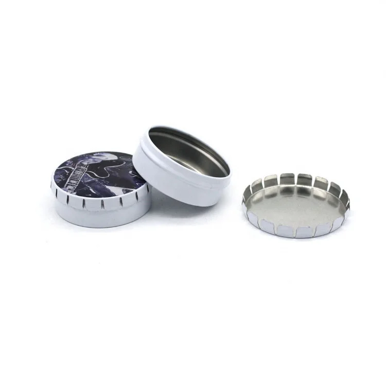 4C color printing accept OEM small metal tin can press tins in cans