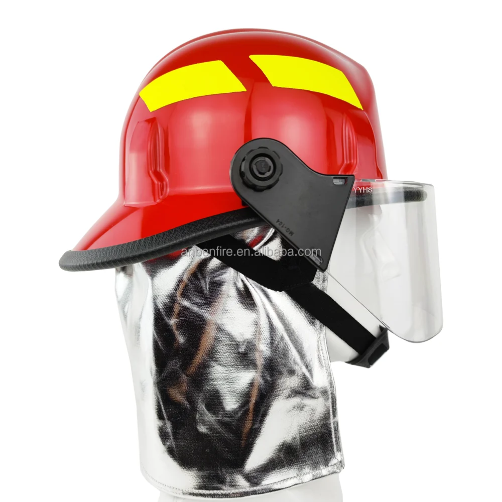 ANBEN FIRE Flame Retardant anti Smashing Fire Fighting Protective Firefighter Safety Helmet for Firemen
