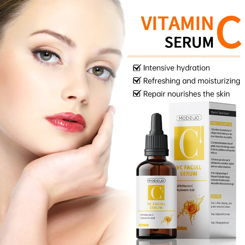 Wholesale Korean Skincare Anti Aging Hyaluronic Acid Niacinamide Vitamin C E Skin Care Face Serum Facial Whitening