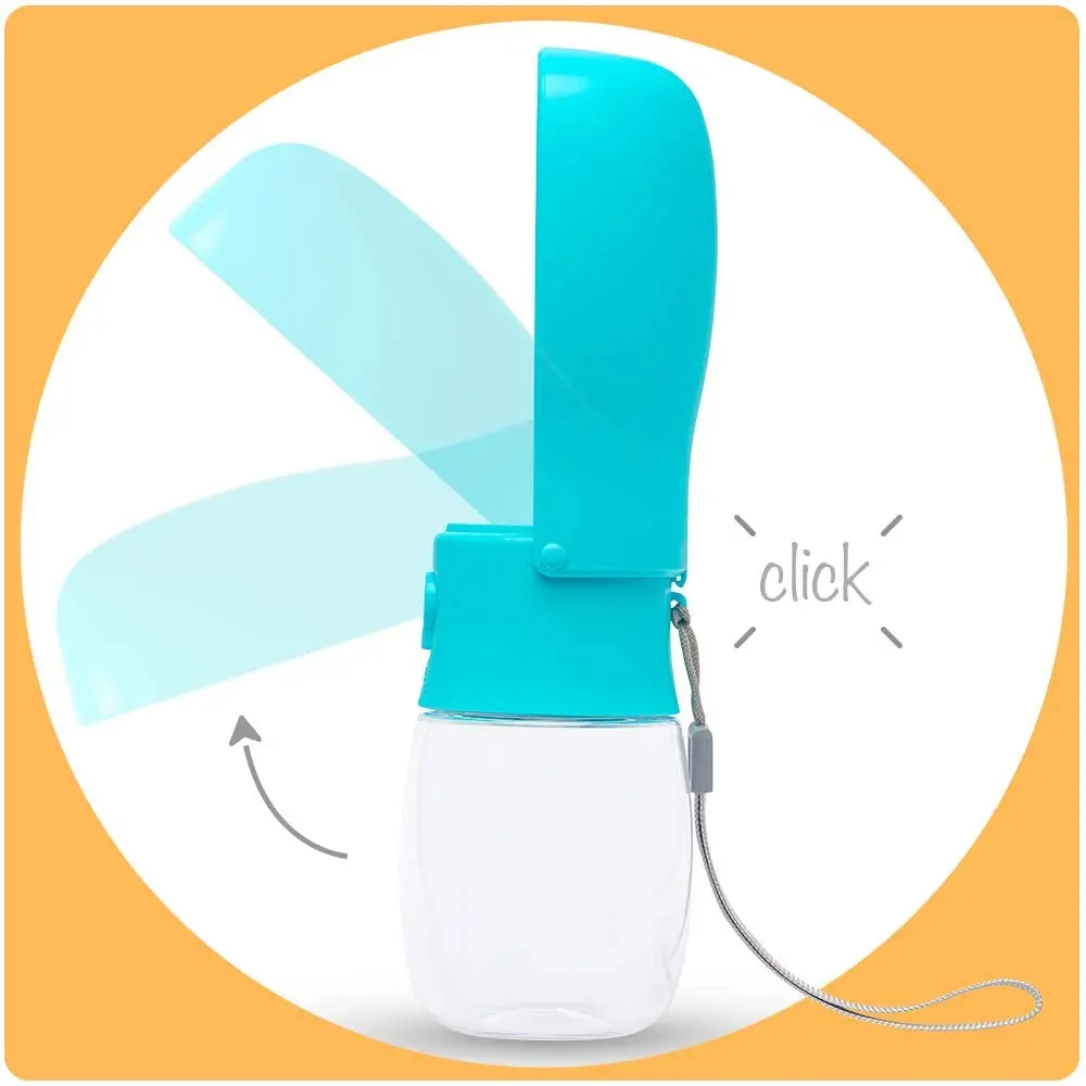 280ML Wholesale Outdoor Dog Water Drinking Bottle Plastic Dog Pet foldableWater cup Custom Recycled Portable  Multifunctional