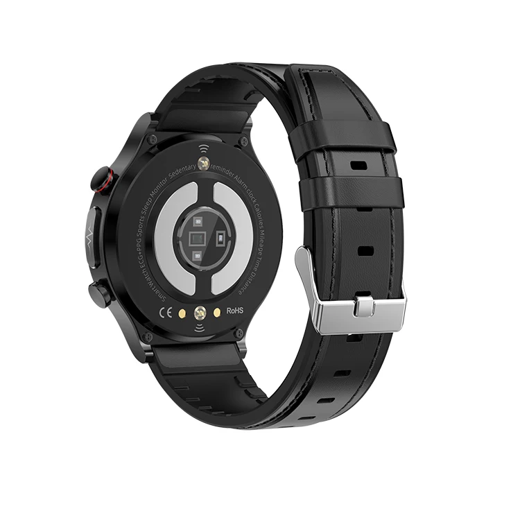 2022 New E300 Double Probe Laser Health Physiotherapy ECG AI medical Smartwatch IP68 Waterproof Smart Watch