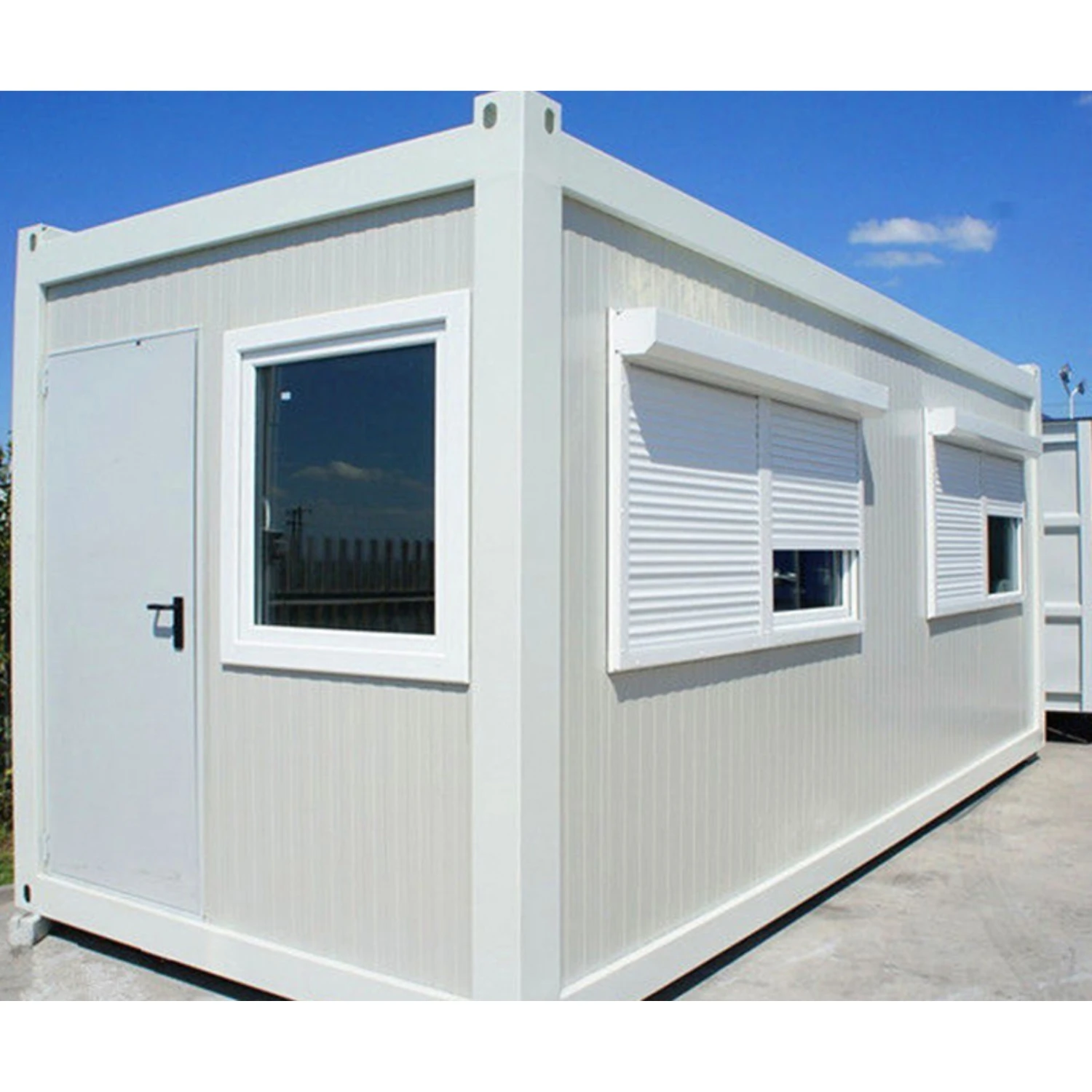 Хорошо спроектированная модульная конструкция премиум-класса два этапа миниатюрная готовая для ресторана плоский контейнер каркас дома стальная