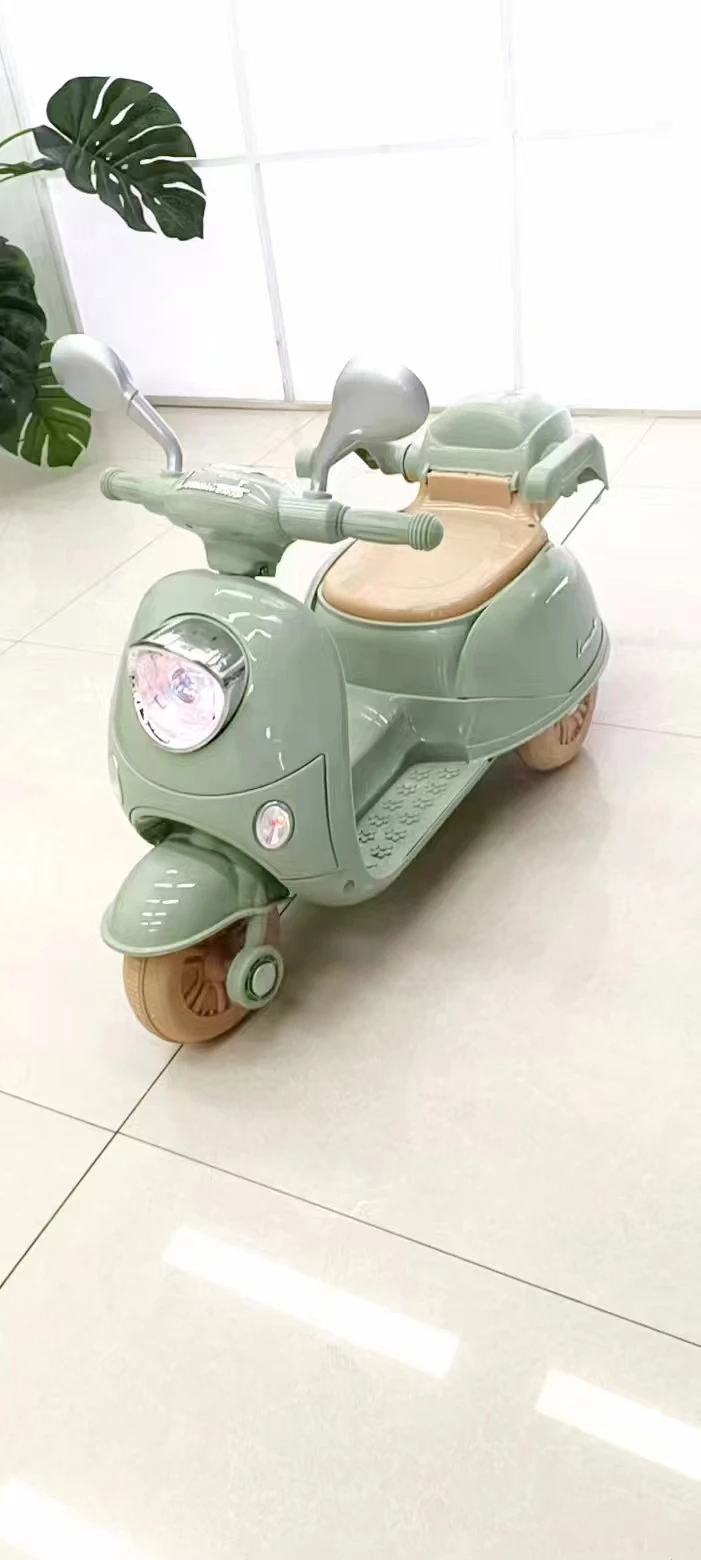 Cheap New Model LED Flashing 3 Wheels With Music Kids Baby Electric Motorcycle For Children