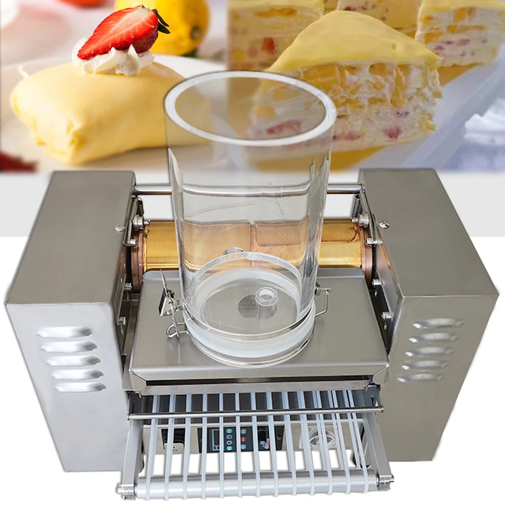 2022 Commercial Automatic Mini Mille Crepe Cake Machine Automatic Thousand Layer Cake Pancake Skin Board Crepe Making Machine