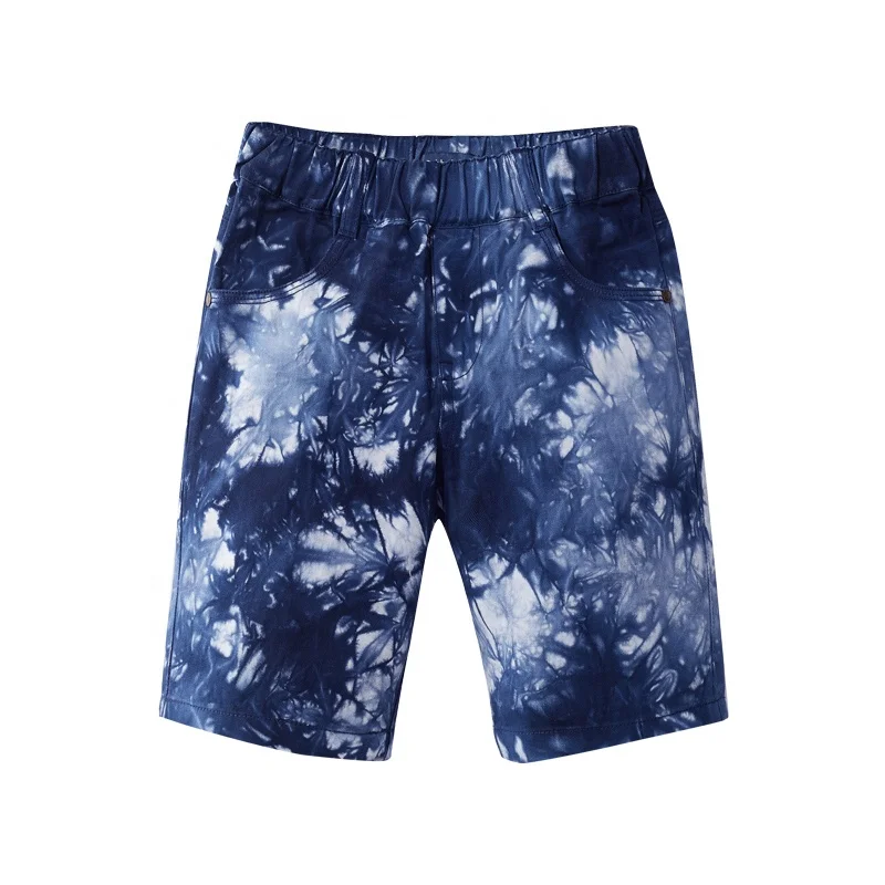 Детские шорты из чистого хлопка с эластичной резинкой на талии