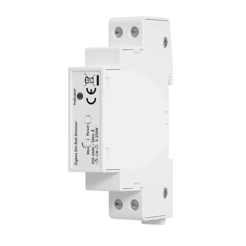 Минимальная регулировка яркости Zigbee 3 0 настенный диммер с задней кромкой 250 Вт светодиодный Smart Din-рейка
