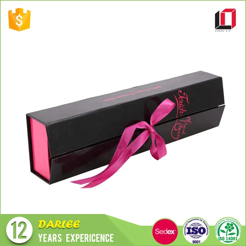 Hot Sale Custom High End Luxurious Hair Extension Eyelash Makeup Set Ribbon Gift Packaging Box