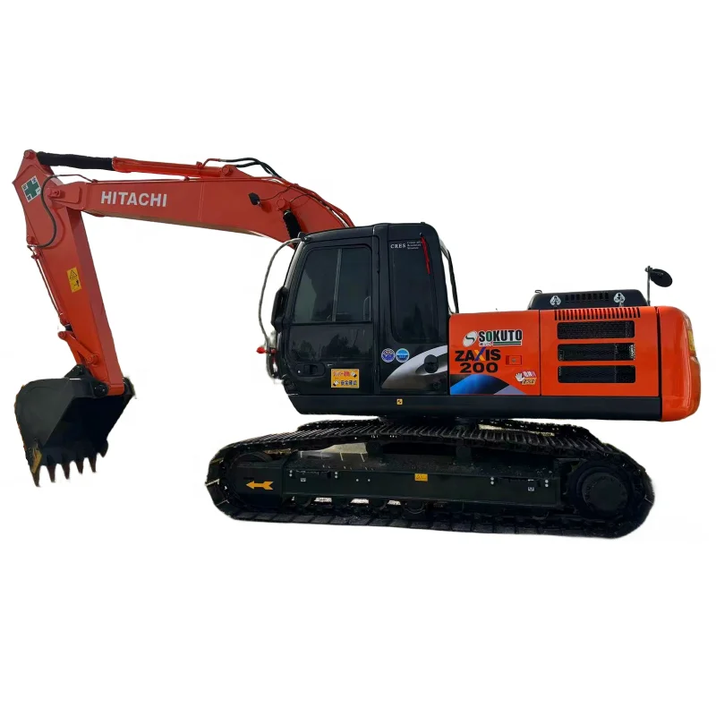 Earthmoving machinery heavy construction hitachi200lc / used excavators hitachi zx200 from japan for sale