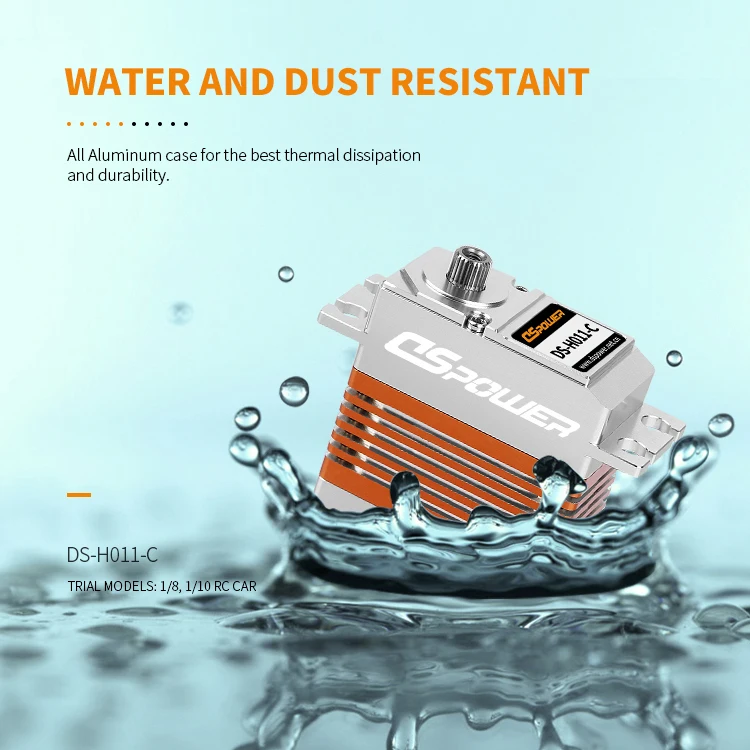  32KG IP67-Waterproof digital Servo High Torque Magnetic Sensor brushles Full Metal Gear for 1/10 RC Car