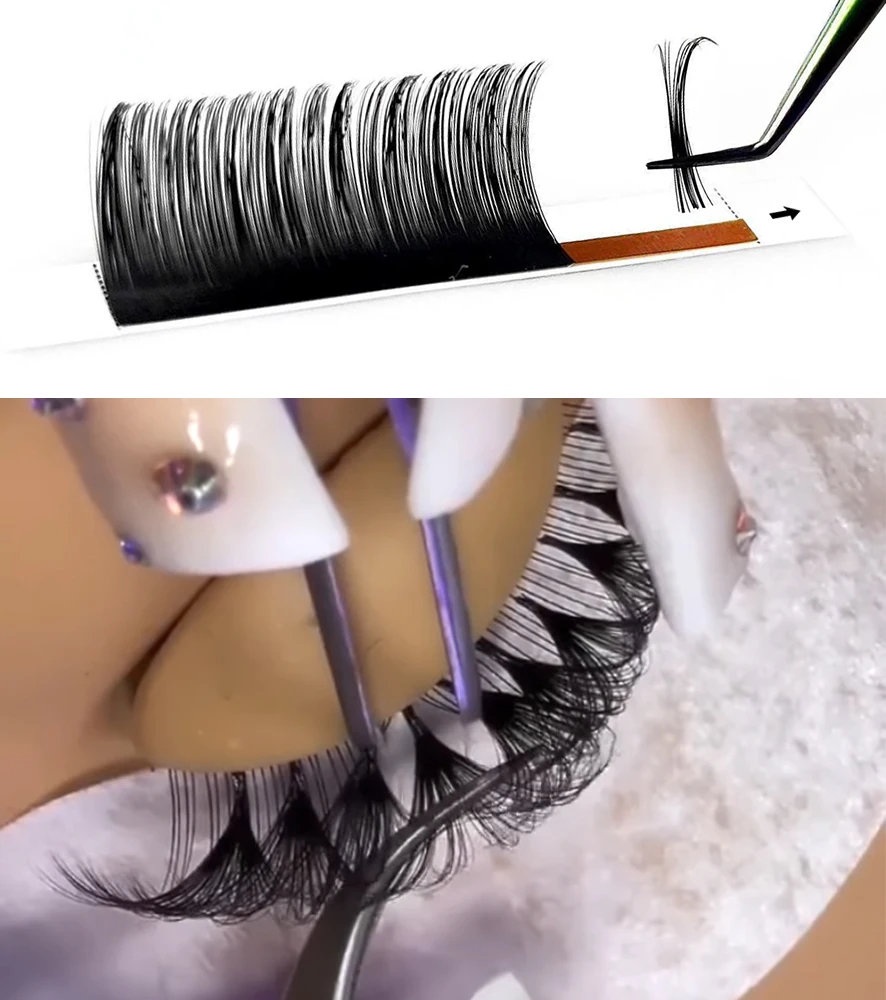 Wholesale Korean PBT Classic Lash Extensions Trays Dark Matte Eyelash Extension