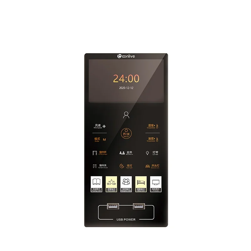 Boonlive Shenzhen Wireless Neutral Home Toughened Dimmer Glass Zigbee Tuya Touch Switches Module 12v With Screen