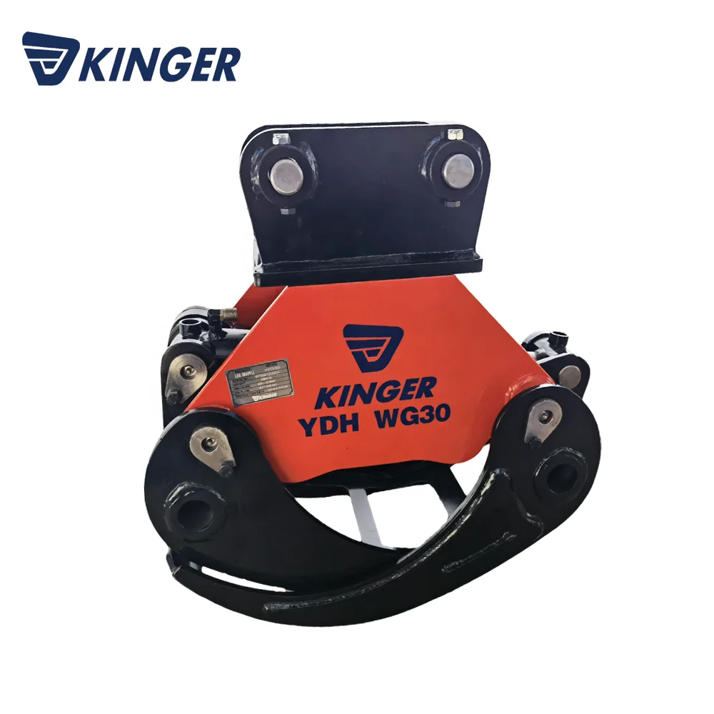 KINGER China golden supplier Гидравлический Грейфер для экскаватора atv