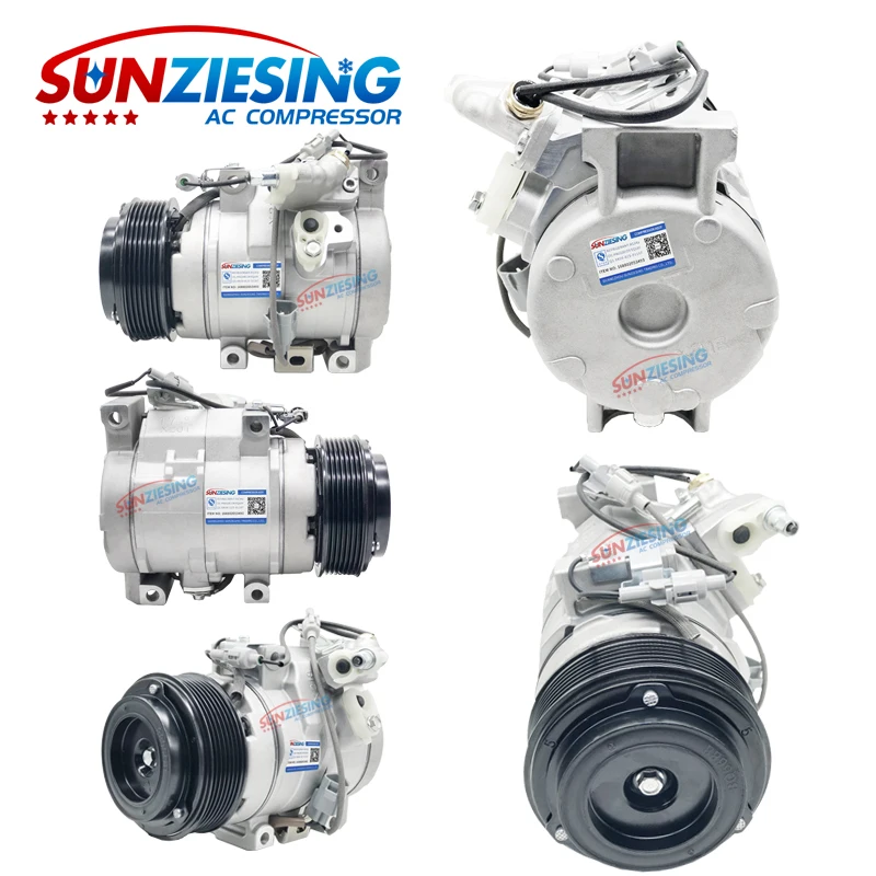 Suitable for Toyota prado 4000 2700 TRJ120 2002 OME 88320-6A150 664454949 10S17C 100mm 7PK 12V Air compressor