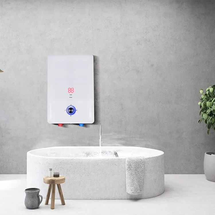 3.5 kw wholesale price instant tankless electric hot water heater with pressure pump
