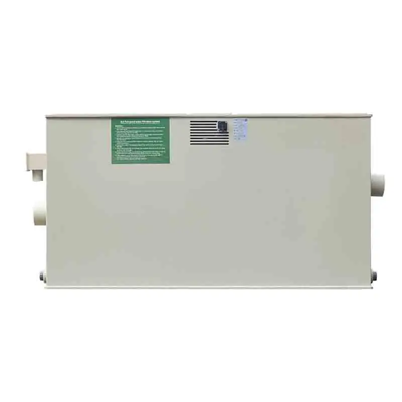 QihangRAS ras aquaculture equipment rotary drum filter biochemical filler uv light combine pond filter for koi fish