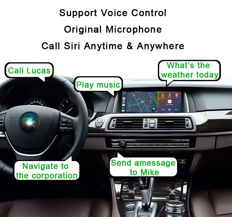 2024 Electronic Gadgets Multimedia Android Box F10 Plug And Play Carplay For BMW NBT System