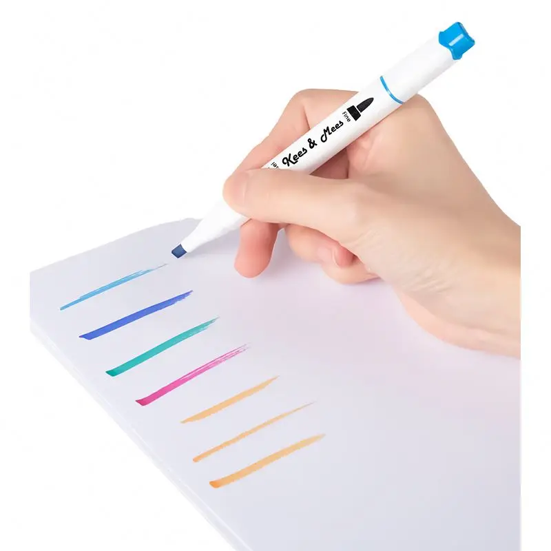 Hot Sale High Quality Art Paint Marker Pen Set Custom 24 Colors Markers For Drawing