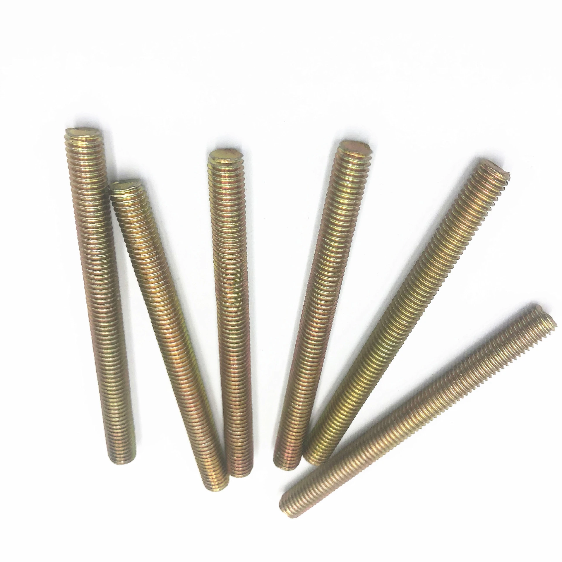M6 M8 M10 M12 1000mm 3000mm metric  long rods High tensile hex stud bolts with low price