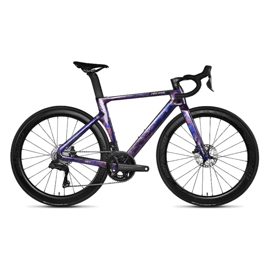 Cycletrack-SKY 8170 DI2 EDS, полностью карбоновая рама, шоссейный велосипед, дисковый тормоз, карбоновый шоссейный велосипед, карбоновый велосипед