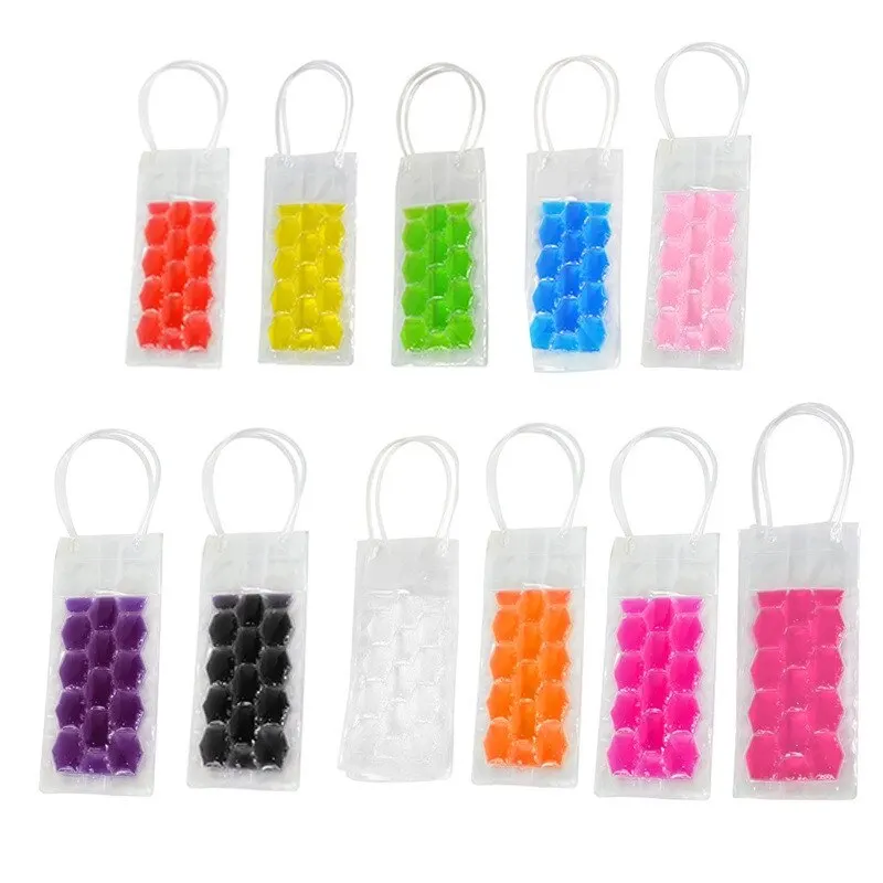 Chilling Cooler Beer Cooling Gel Holder Carrier Wine Bottle Freezer Bag