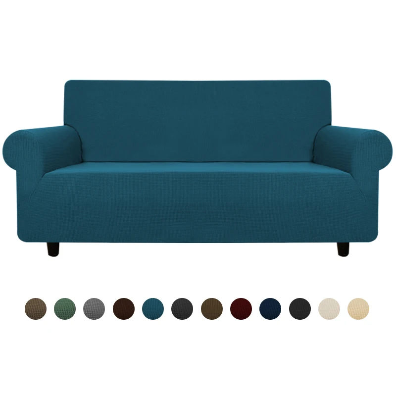 Эластичный чехол для дивана Loveseat кушетки моющийся протектор мебели с эластичным дном Нескользящие Чехлы на