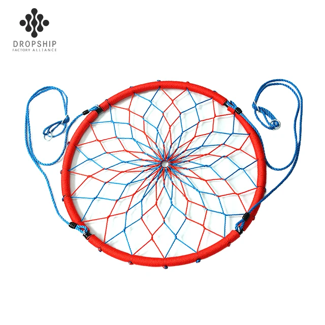 SA-098 Dropship Colorful Hot Sale Professional Lower Price for children outdoor hanging web garden swing bed chairs