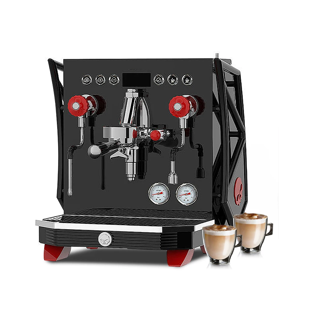 Термоблок с двойным нагревом 3 Водяной насос Коммерческая кофемашина Эспрессо Cafetera Expresso Latte Cafe Итальянская Кофеварка