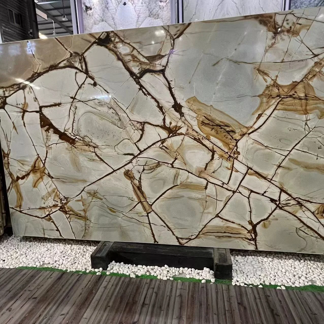 brazil Roma impression marble natural quartzize stone blue stone home decorate