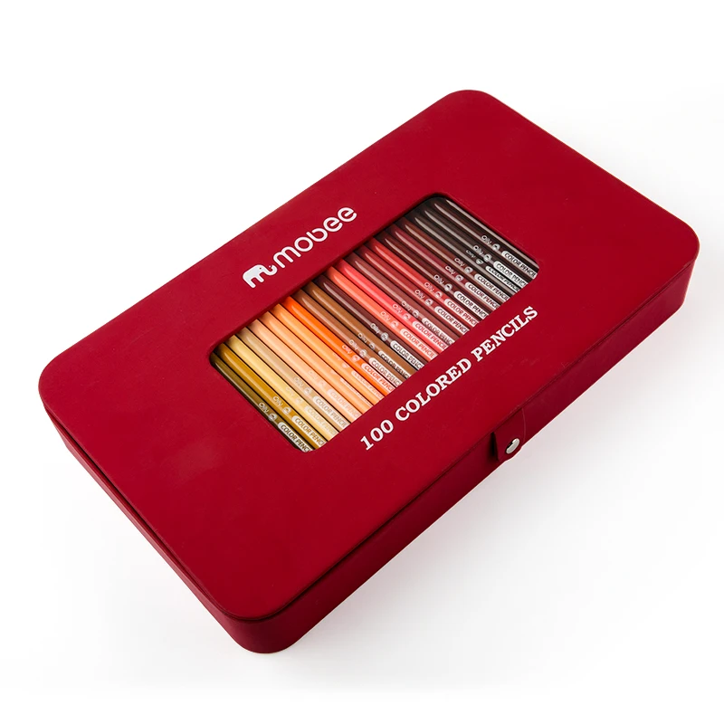 Gxin P021B2 100 colors professionnel crayon de couleur pour enfant Colors custom colored pencils with Gift Box coloured pencils