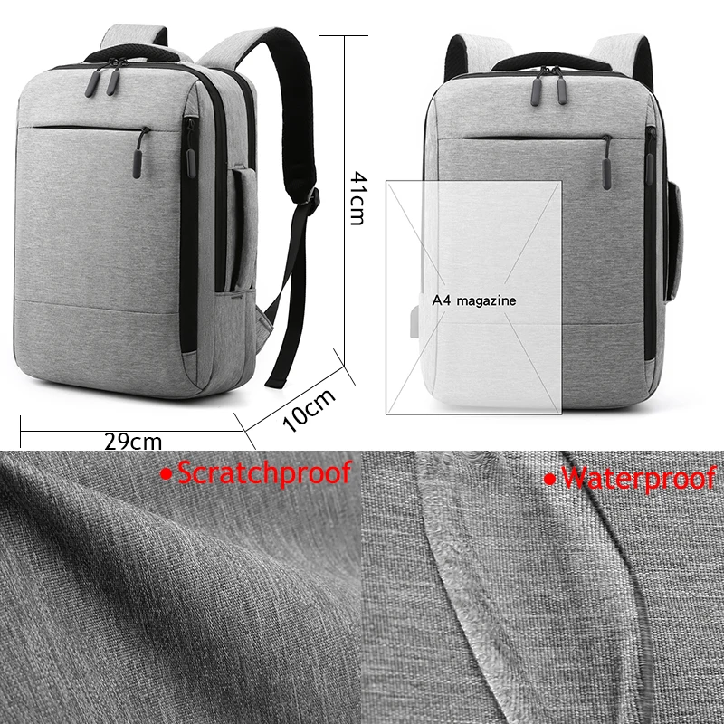 16 inch travel laptop cross holder backpack office computer bag laptop backpack ins anti-theft business work