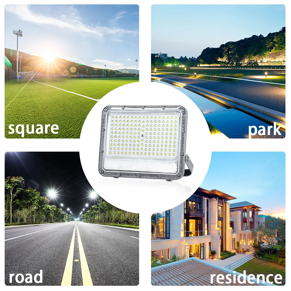 KCD 20w 50w 100w 200w 300w Aluminium Housing Industrial Outdoor RGB Waterproof IP66 Portable Floodlight Design Flood LED Light