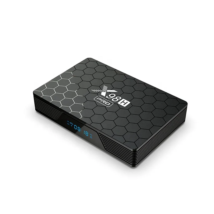 New X98H Pro Allwinner H618 Quad Core Set Top Box Android 4GB 64GB Android 12 IPTV Box Support Dual WiFi BT Free IPTV TV Box