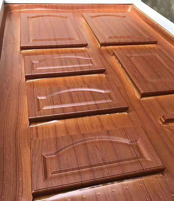 Excellent PUR  hot melt glue profile wrapping machine with fast changing rollers08