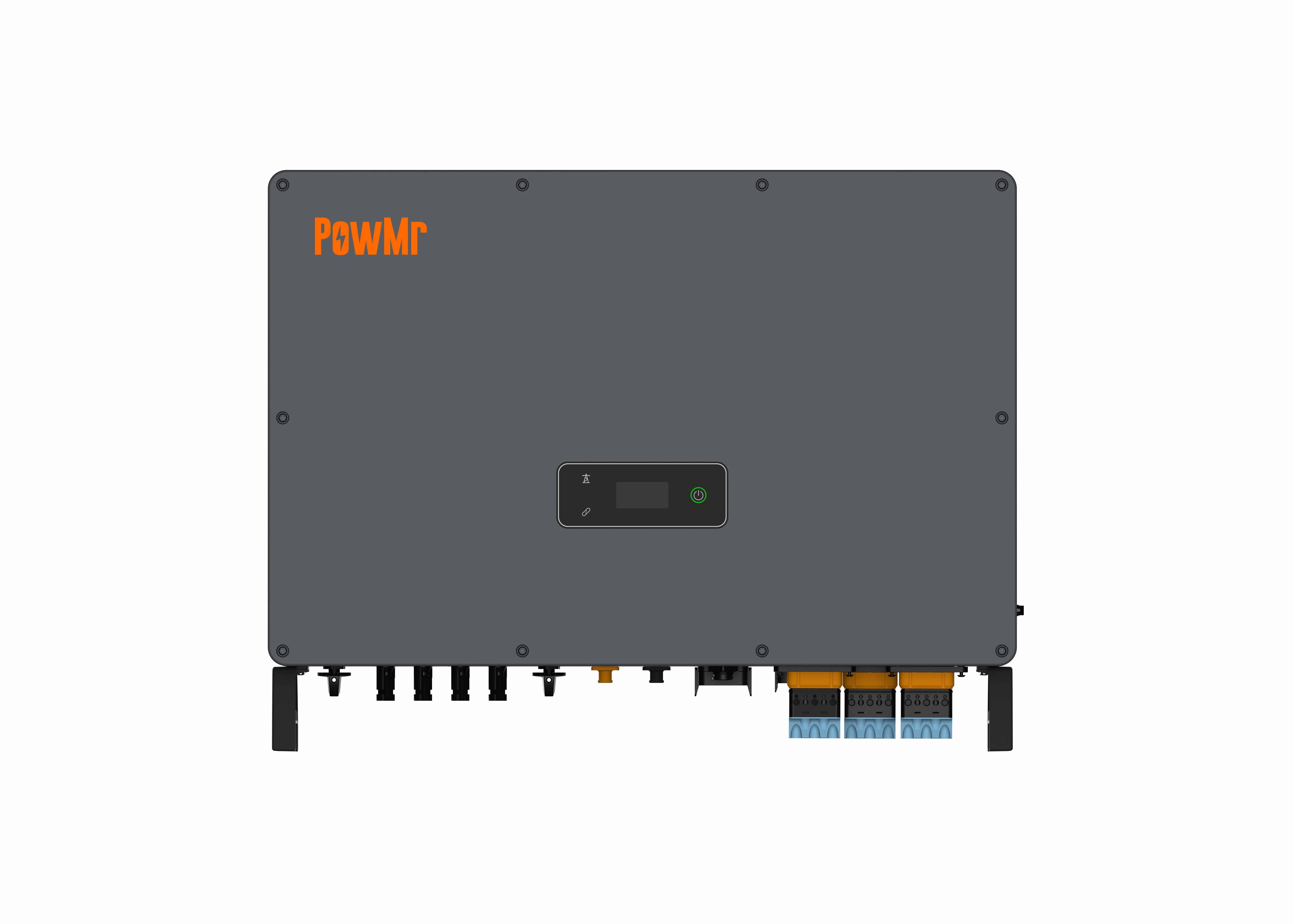 PowMr NEW Product 25/30/36/40/50KW 750V HV Energy Storage Hybrid Solar Inverter 3 Phase Hybrid Solar Inverter