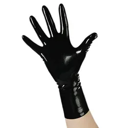 Wholesale Handmade Fetish Sexy 3D wrist Powder Free Small Latex Glove womens tight short gloves