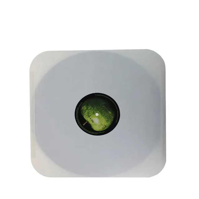 Антистатическая бумага для рисовых записей, бумажные вкладыши с внутренними рукавами для проигрывателя пластинок 12, 10, 7 дюймов