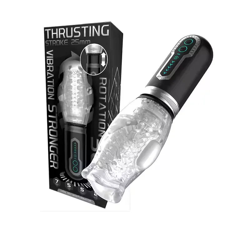 2025 New Automatic Male Masturbator Sex Toy 7 Vibration Frequencies 5 Rotation Modes Adult Toys for Men