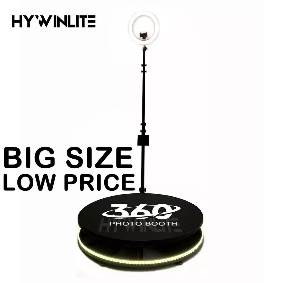360 photo booth revolve  booth platform spinner automatic  time green screen spinner  high degree with flight case and free logo