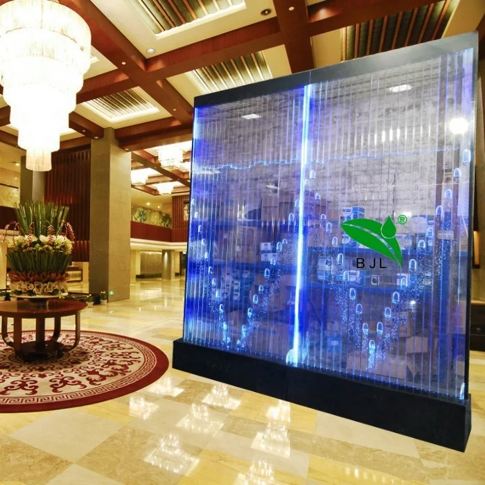 Indoor decoration LED digital programmed random water bubble panel wall for hotel KTV restaurant office bar SPA Mall