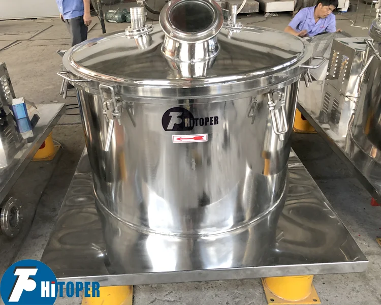 Plant separation equipment of high capacity re hemp filter centrifuge