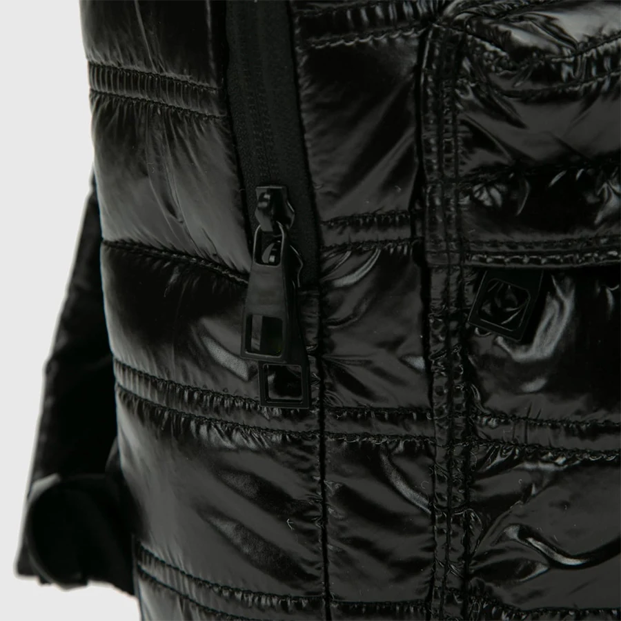 Custom Logo Waterproof Shiny Bag For Business High Quality Puffer Laptop Backpack Ladies Quilted Puffy Bag