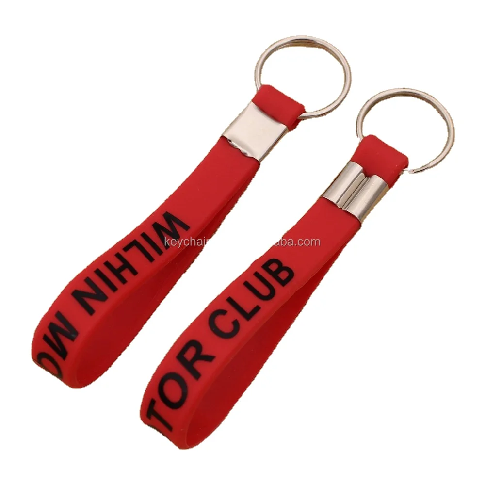 Key holder wristbands, silicone key chain, silicon keychain