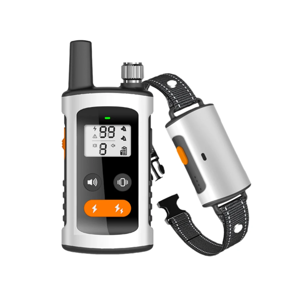 AD D02 Beep Vibration Electric shock Security Lock Dog Accessories Bark Collar Training Collar for Pet Dog Hound Mutt Pooch