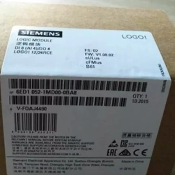 si-em-ens New Original 6ED1052-1MD00-0BA6 Logo6 Logic-Module Digital Input Module