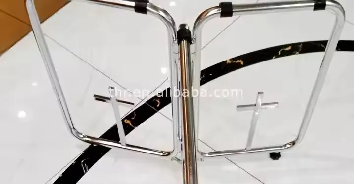 THR-9 Funeral Products Metal Catafalque Casket Church Trolley for Sale