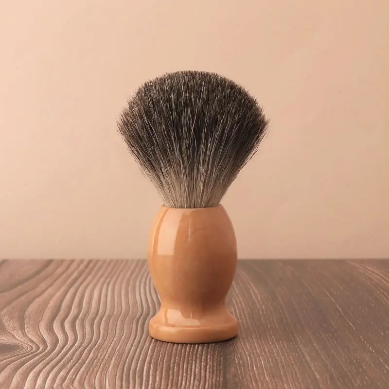 Wholesale Best Selling Solid Color Eco-Friendly Black Badger Wood Machines Industrial Wooden Brushes