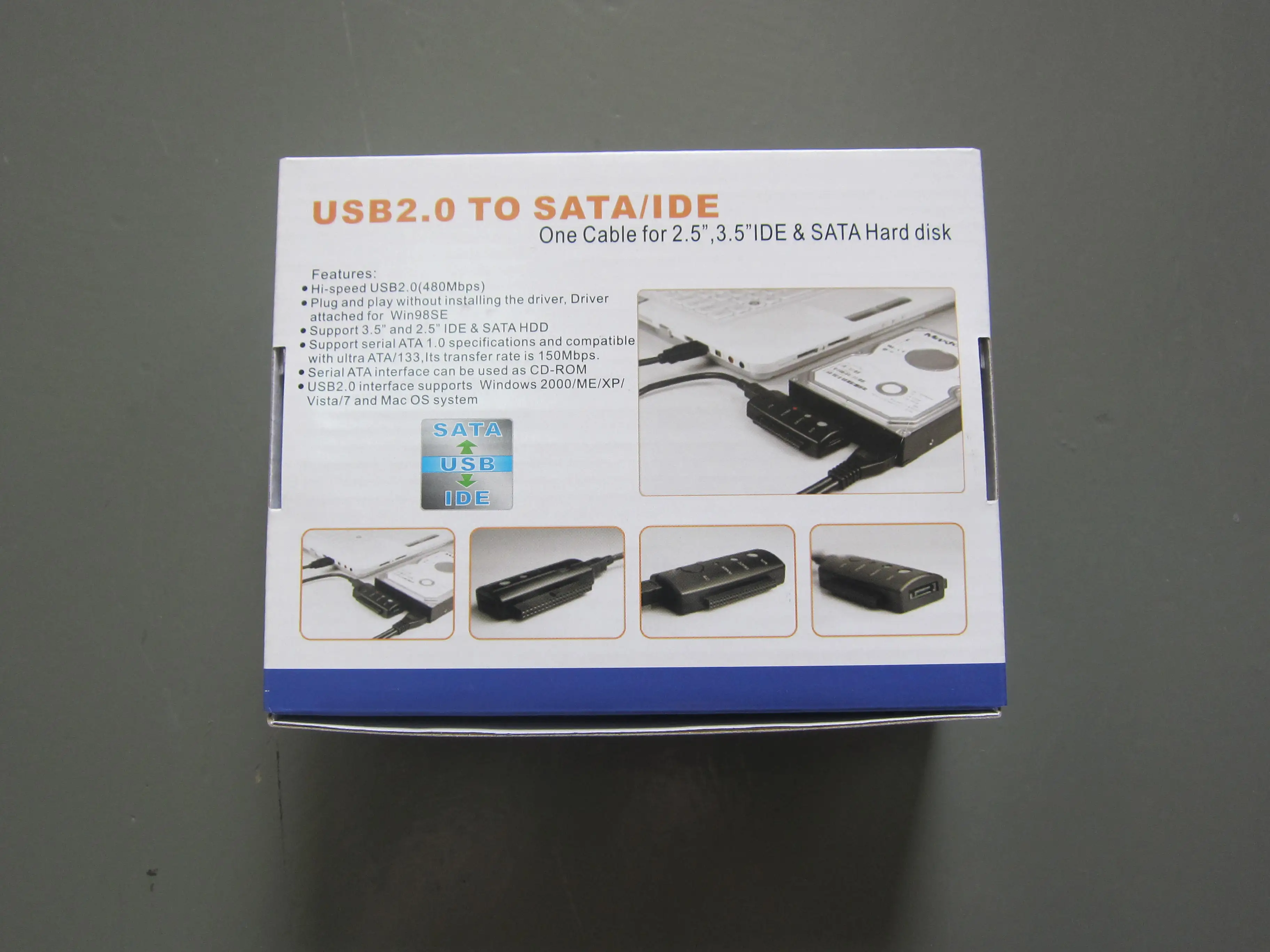 USB 2.0 to SATA IDE Converter Cable Adapter