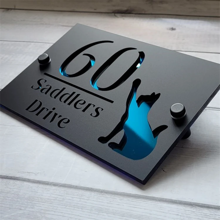 Acrylic hotel Number Plates Address Door Number Plates Sign Home Address Plaques Door Number Signage Board outdoor door panel